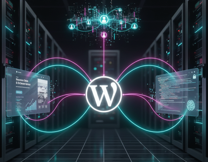 Innovative WordPress Website Development Services: Integrating Technology and Data for Business Growth.