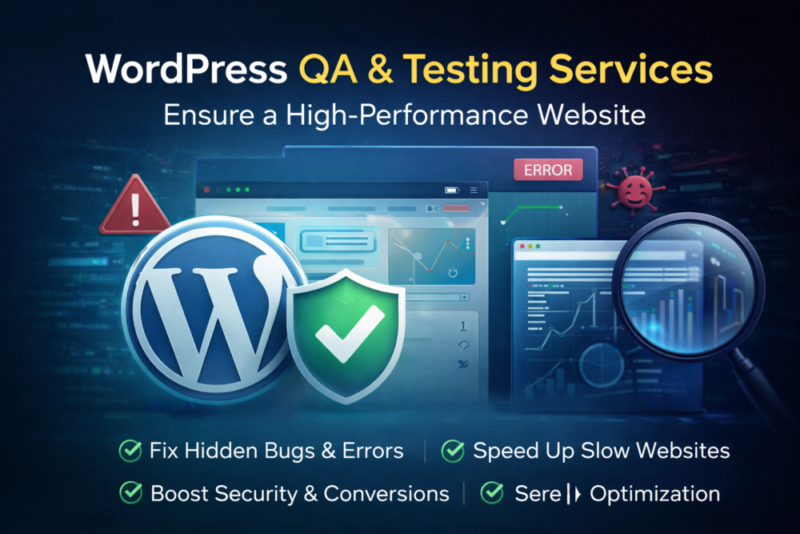 WordPress website QA testing to improve speed, security, and performance