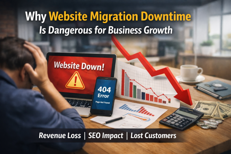 Why Website Migration Downtime Is Dangerous for Business Growth