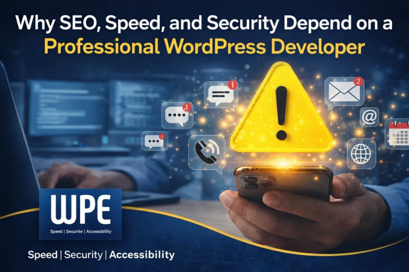 Why SEO, Speed, and Security Depend on a Professional WordPress Developer