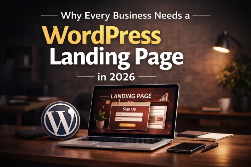 Why Every Business Needs a WordPress Landing Page in 2026