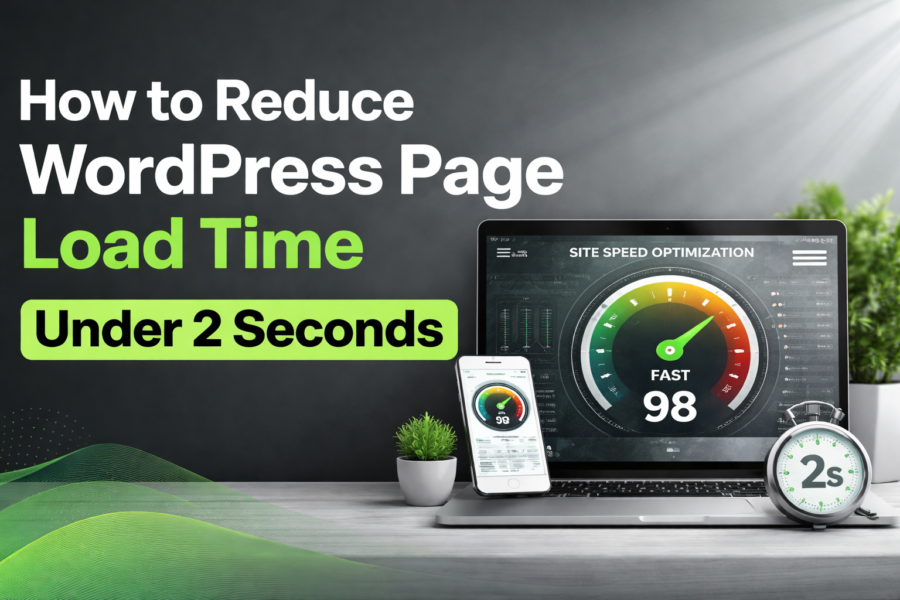 How to Reduce WordPress Page Load Time Under 2 Seconds (Complete 2026 Speed Optimization Guide)