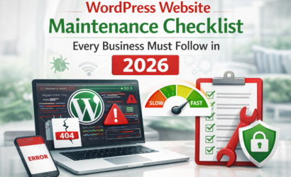 WordPress Website Maintenance Checklist Every Business Must Follow in 2026