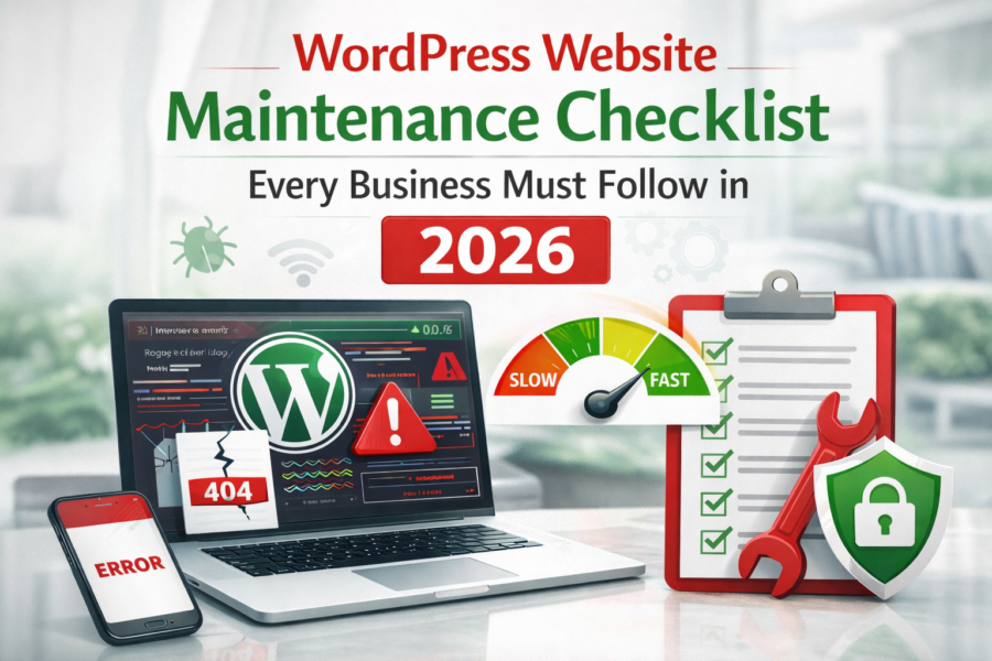 WordPress Website Maintenance Checklist Every Business Must Follow in 2026
