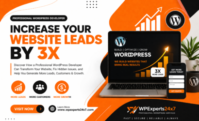 Professional WordPress Developer Increasing Website Leads by 3X